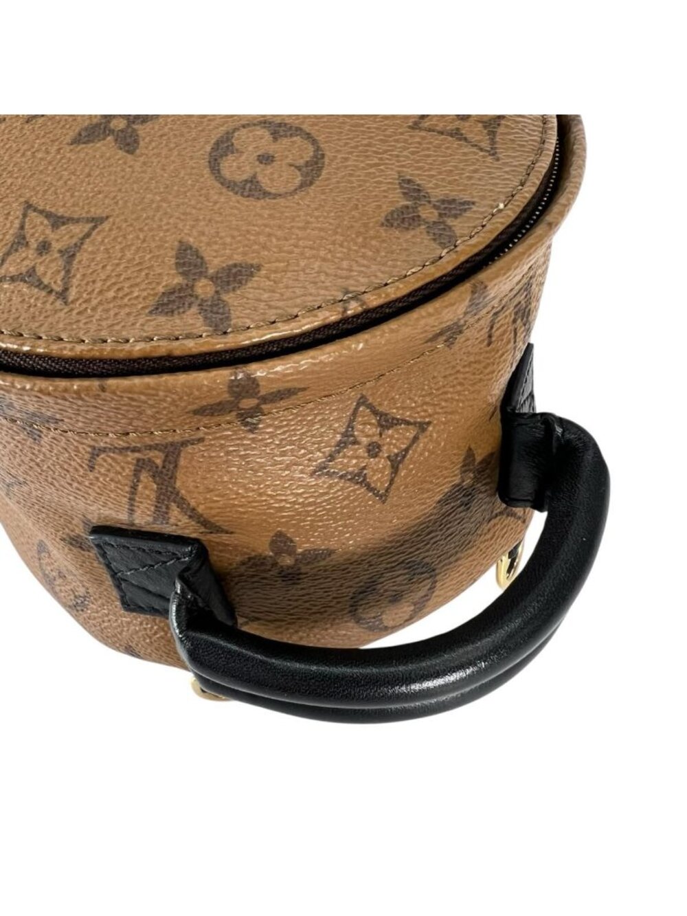 Louis Vuitton Monogram Reverse Mini Palm Springs Backpack Brown - Picture 10 of 15